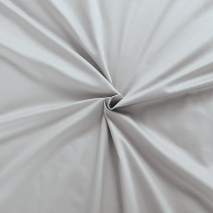 King Size Duvet Cover with Bedsheet and 4 Pillow Covers-Silver Grey