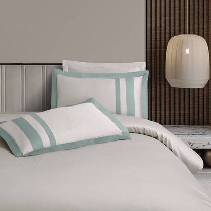 Jacquard King Size Bedsheet with 2 Pillow Covers-Olive Beige