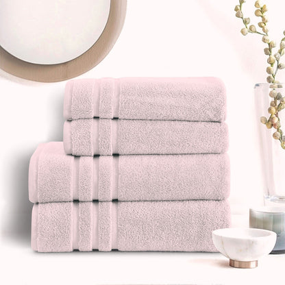 Zero Twist Hand Towels -Peach