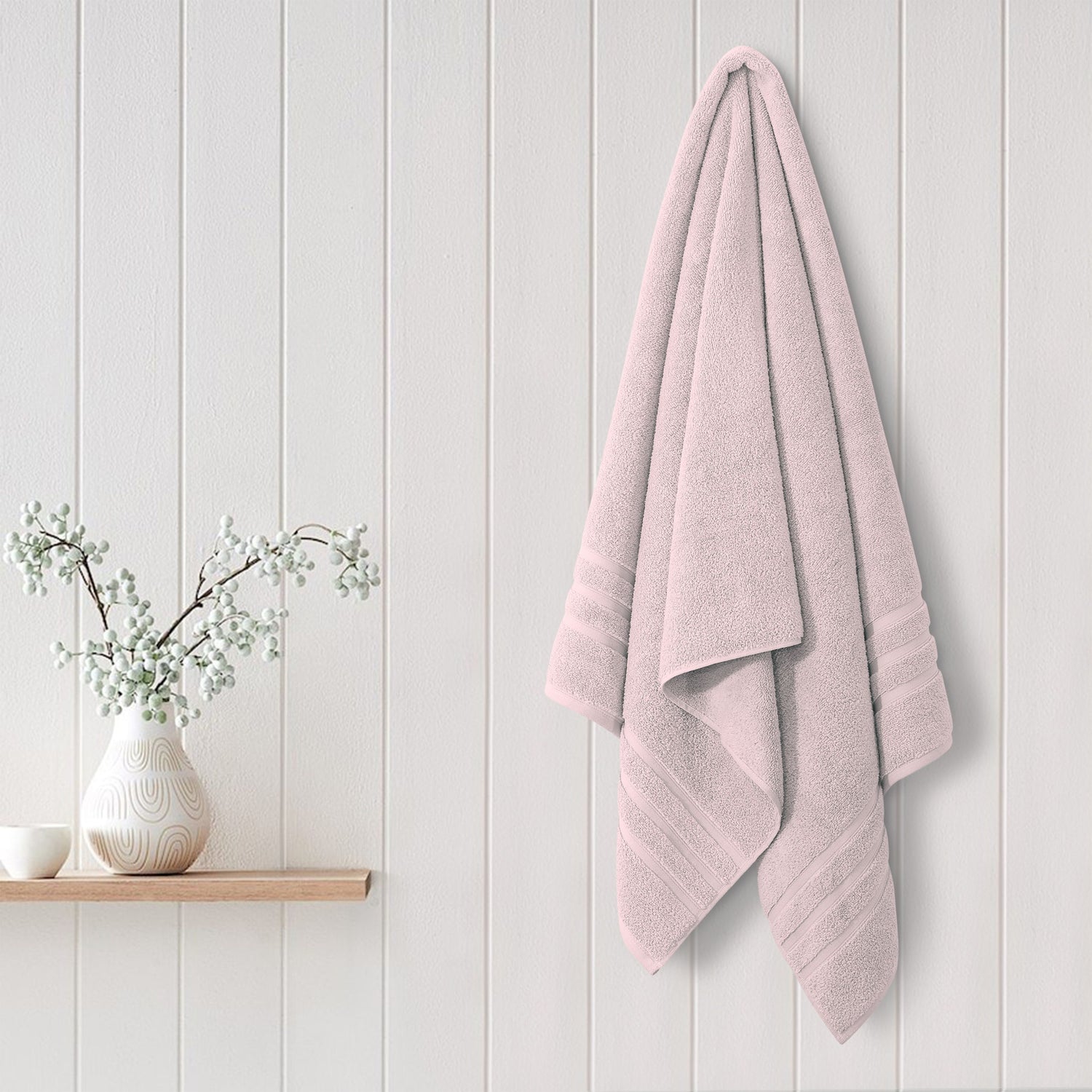 Zero Twist Hand Towels -Peach