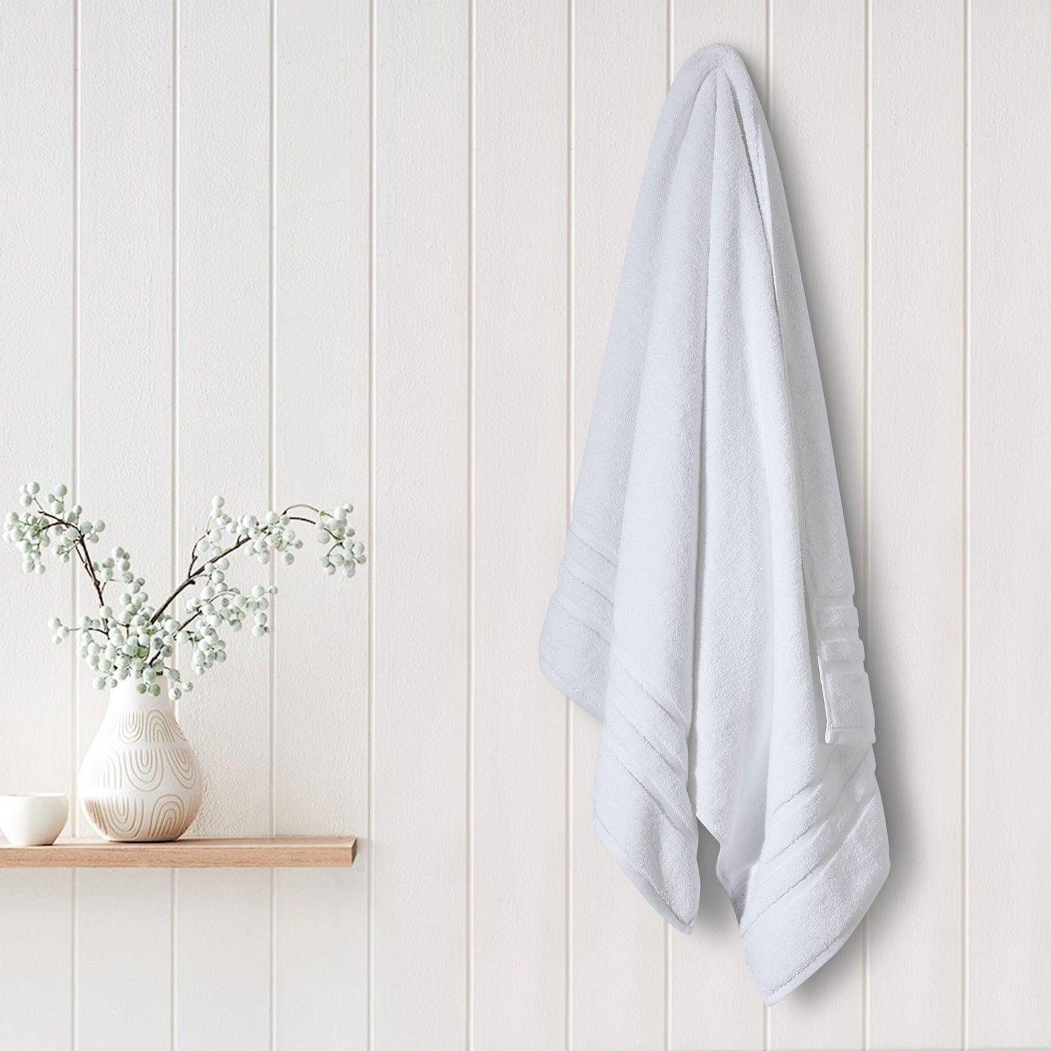 Zero Twist Hand Towels -White