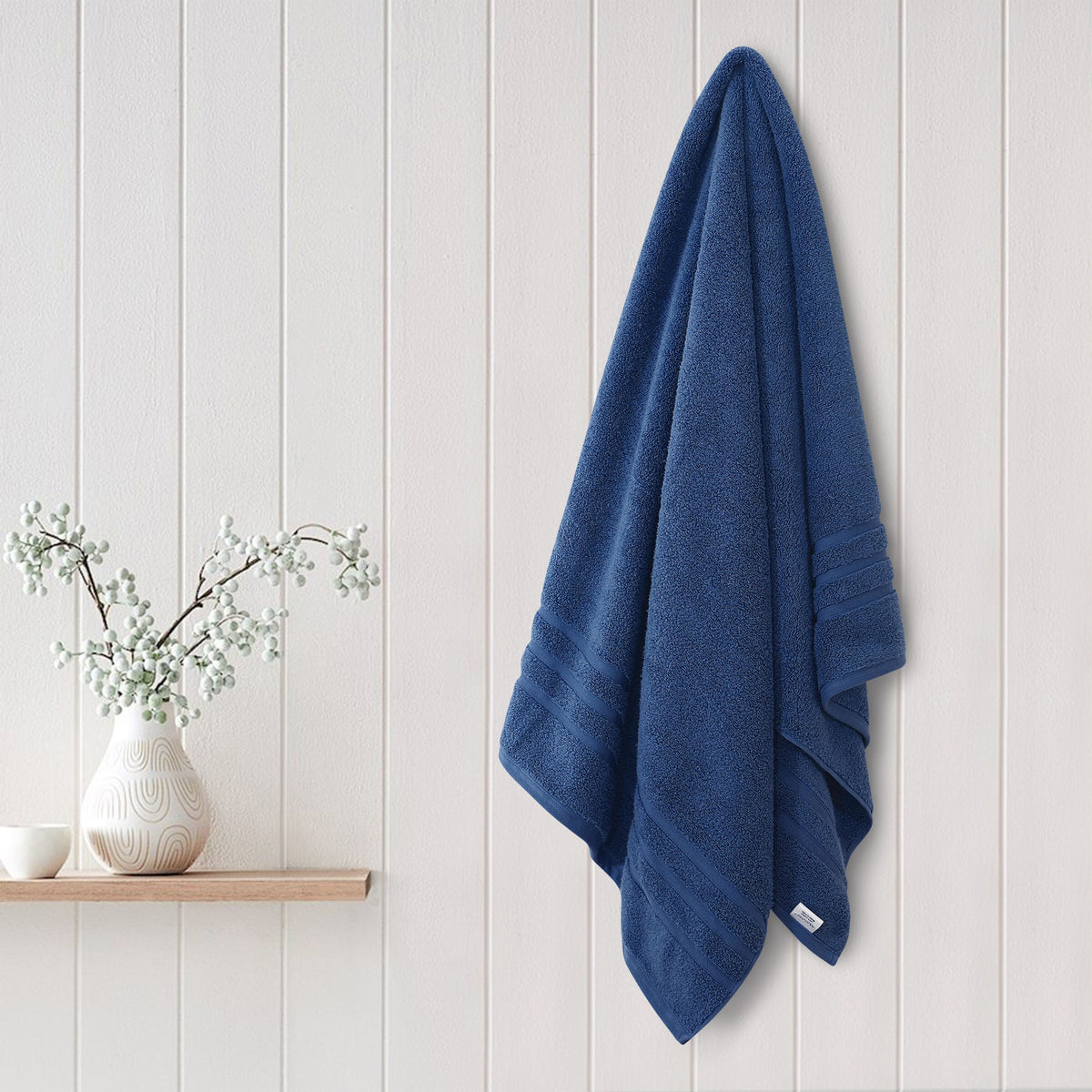Zero Twist Hand Towels -Blue