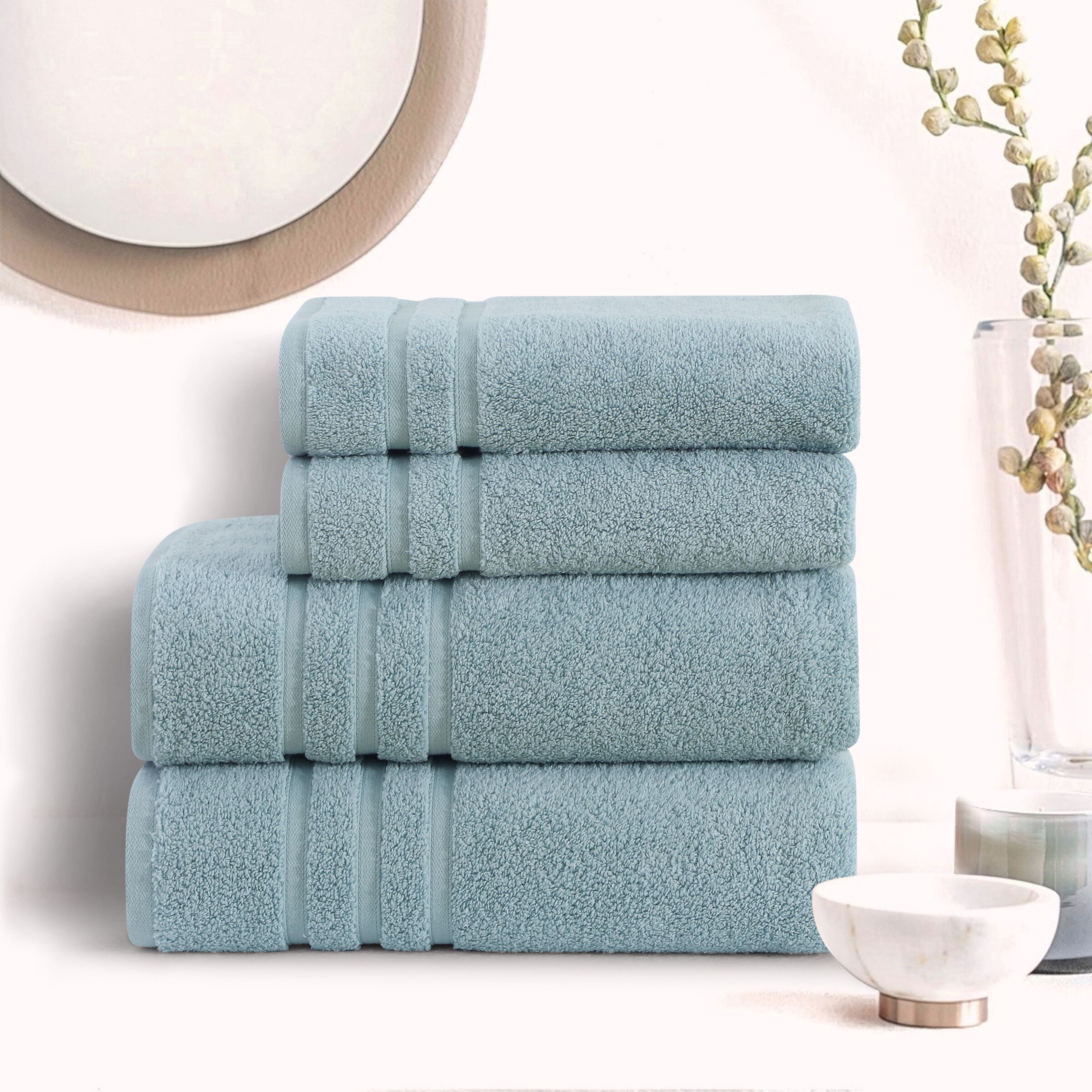 Zero Twist Bath Towel-Sea Green