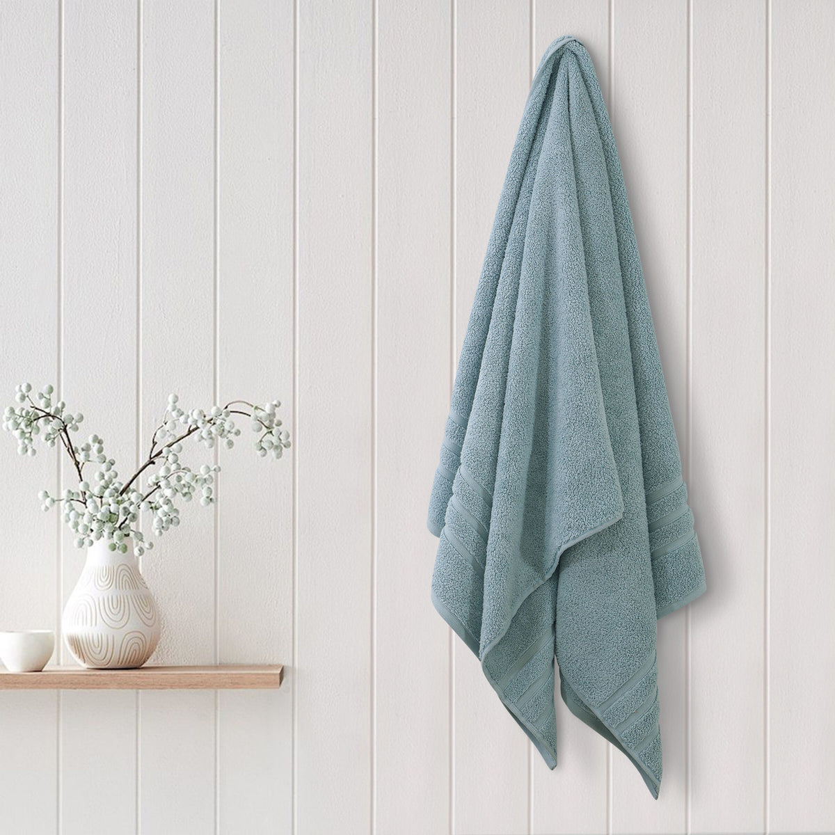 Zero Twist Hand Towels -Sea Green