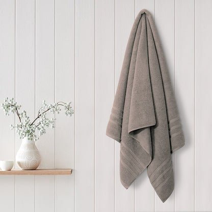 Zero Twist Hand Towels -Taupe Brown