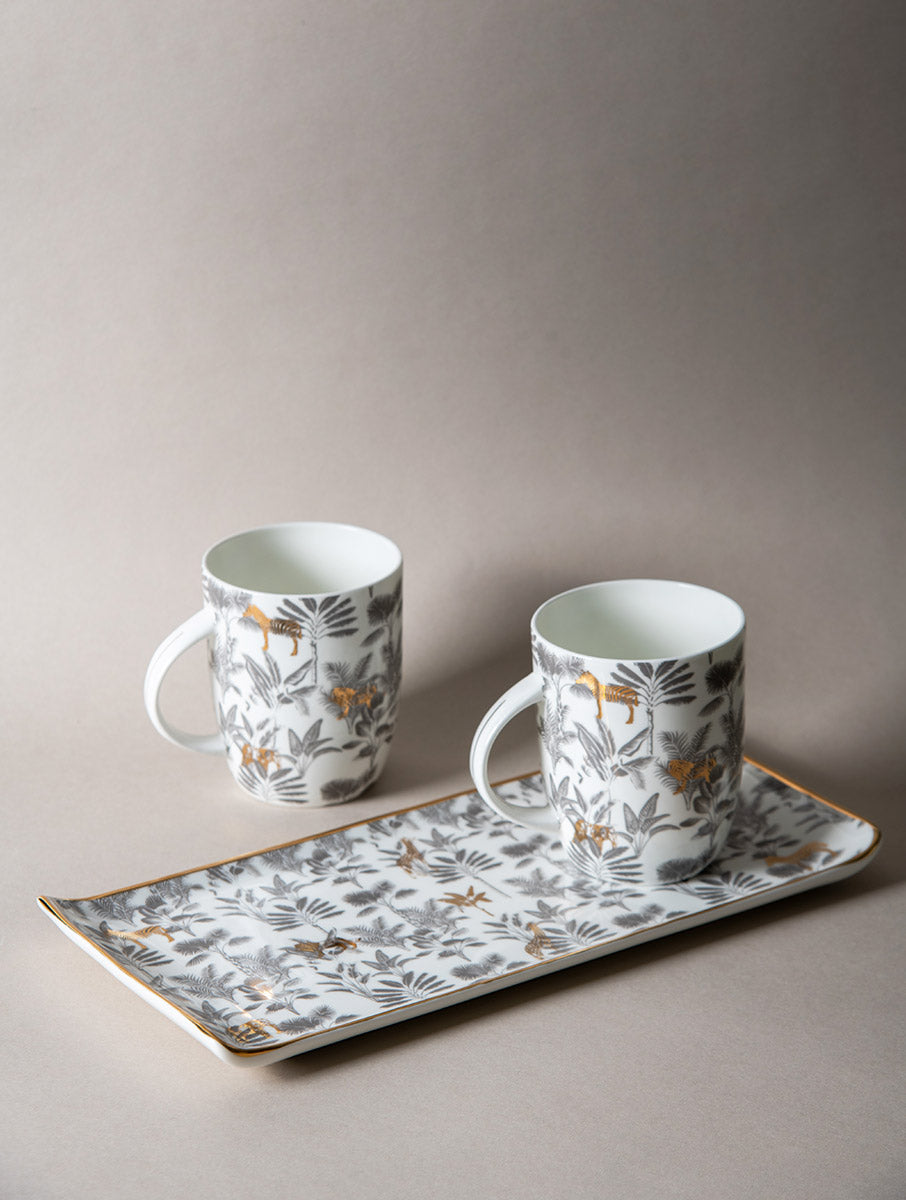 Madagascar Mug &amp; Platter Set (Set of 3)