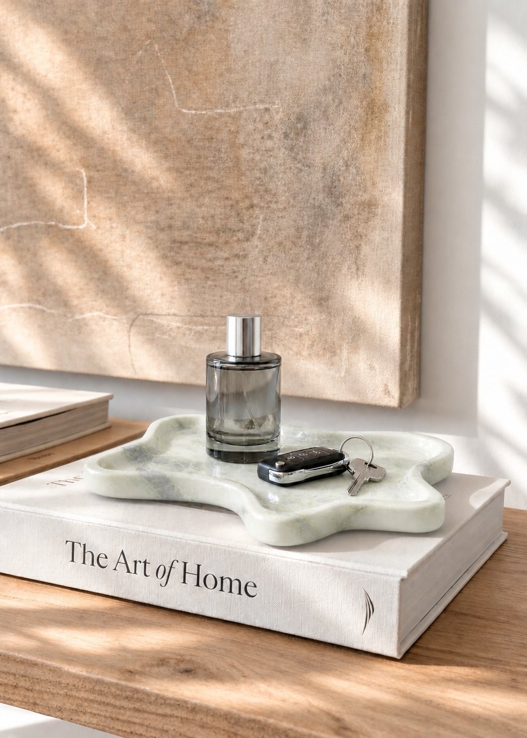 Marble Trinket Tray - Jade Mist