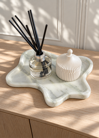 Marble Trinket Tray - Jade Mist