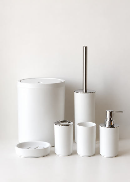 Chalk White Bathroom Set