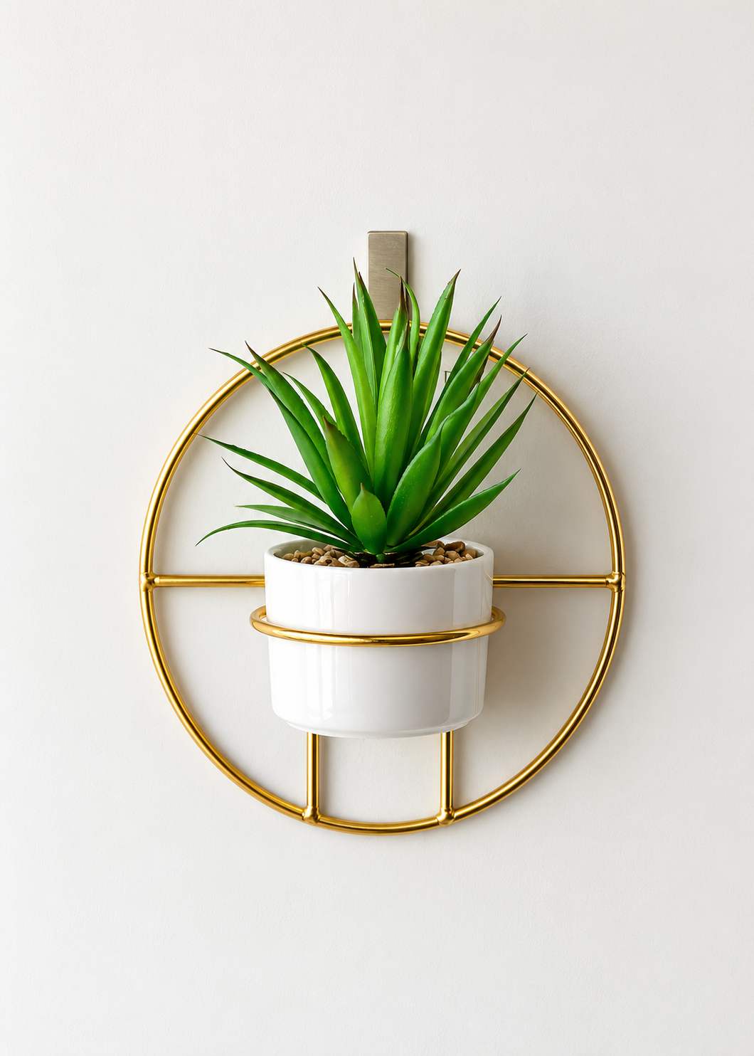 Artificial Spire Agave Wall Hanging Plant