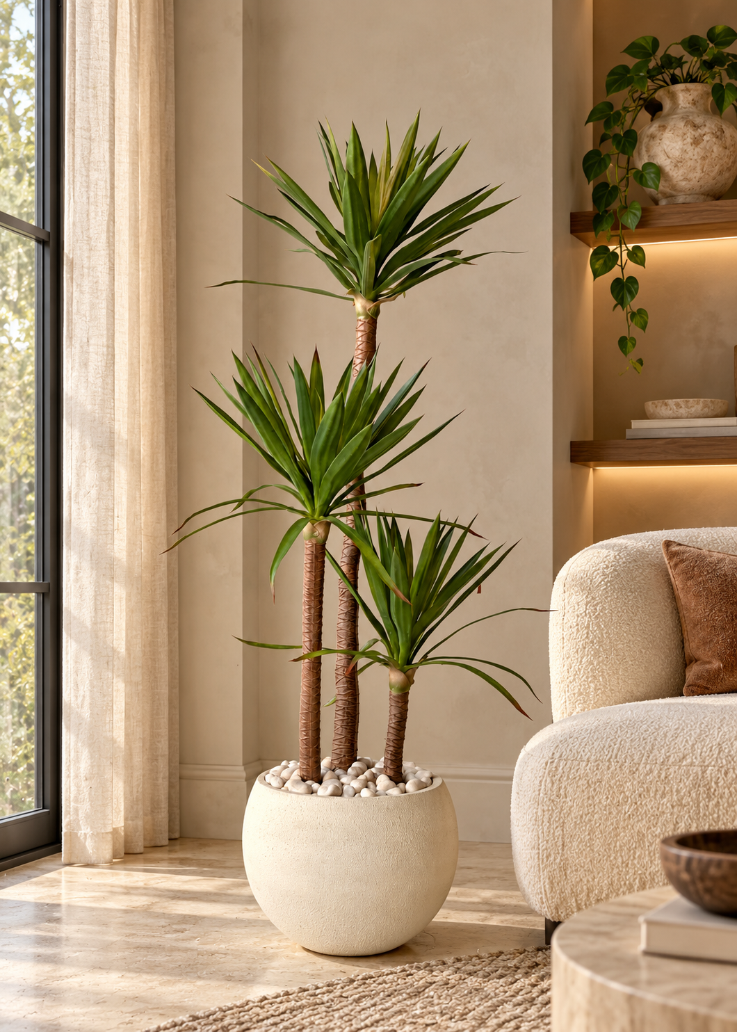 Artificial Tropical Yucca Plant  - 5 Feet