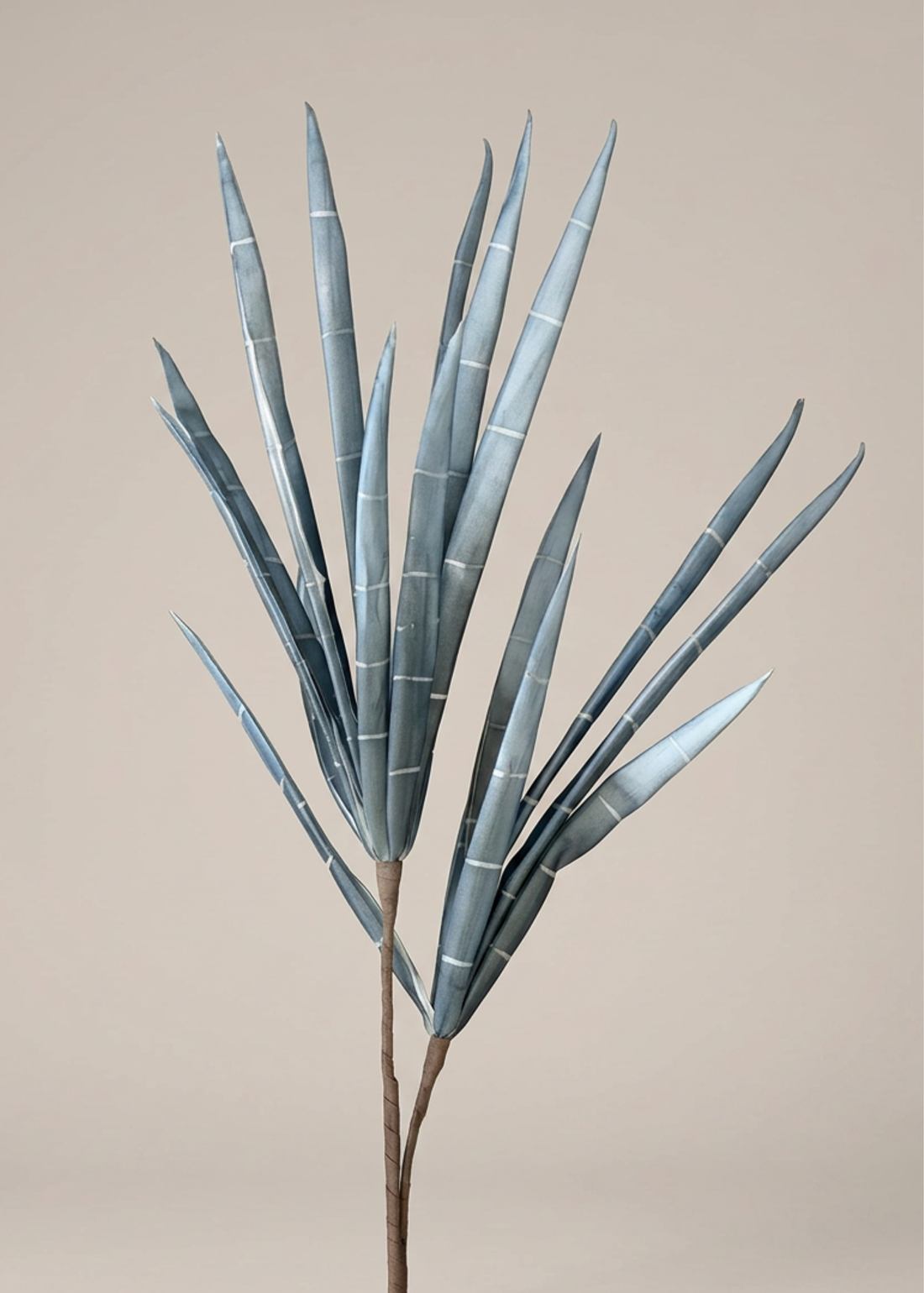 Artificial Bamboo Stalks - Blue Ombre (One Stem)