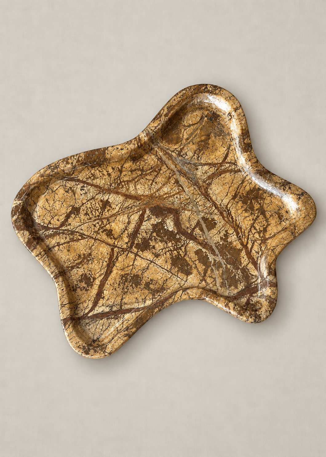 Marble Trinket Tray - Bidasar Brown