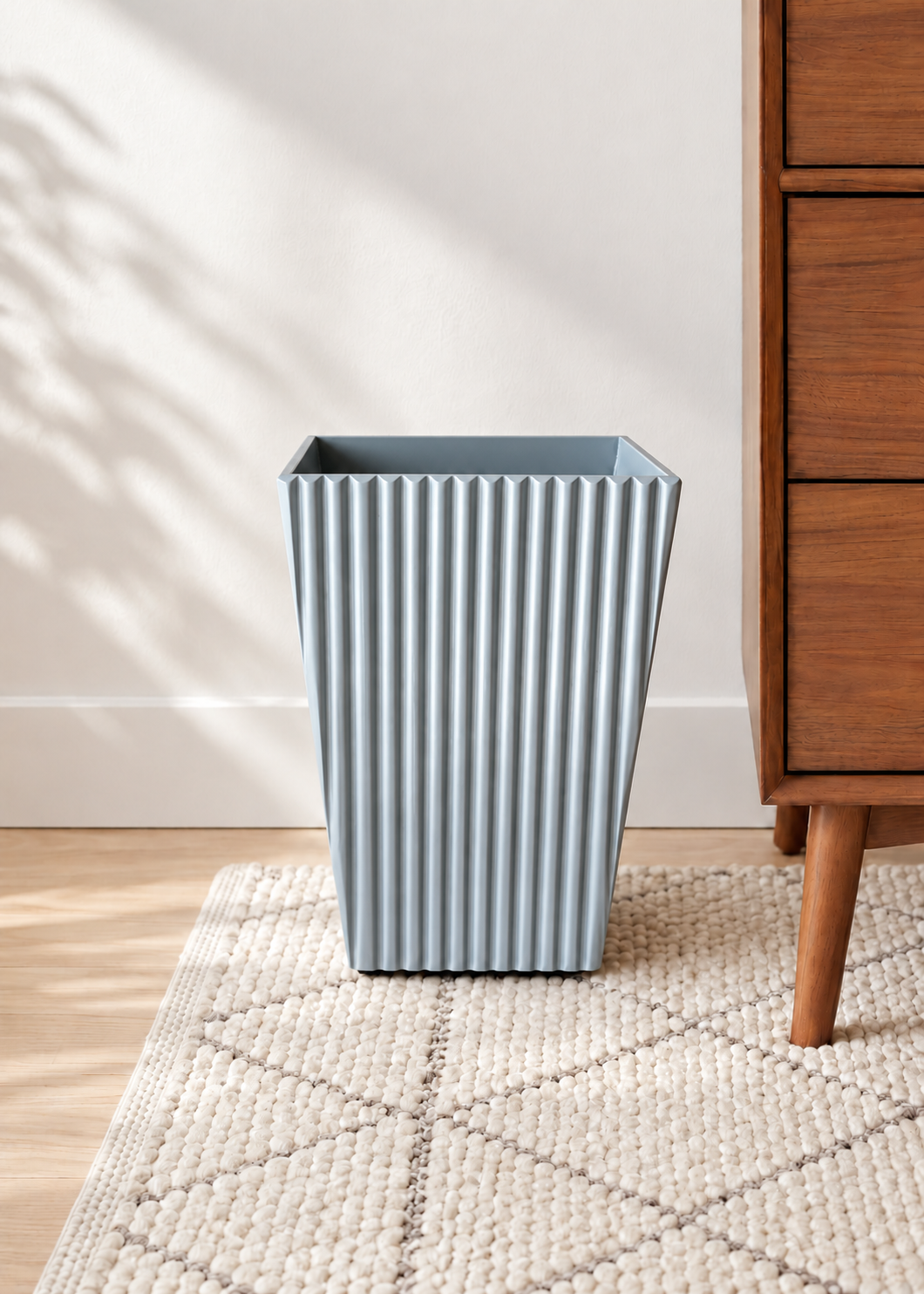 Imperium Fluted Dustbin - Grey