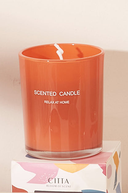 Peach Scented Candle - Medium