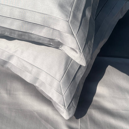 Tri-Pleat Slate Bedsheet Set