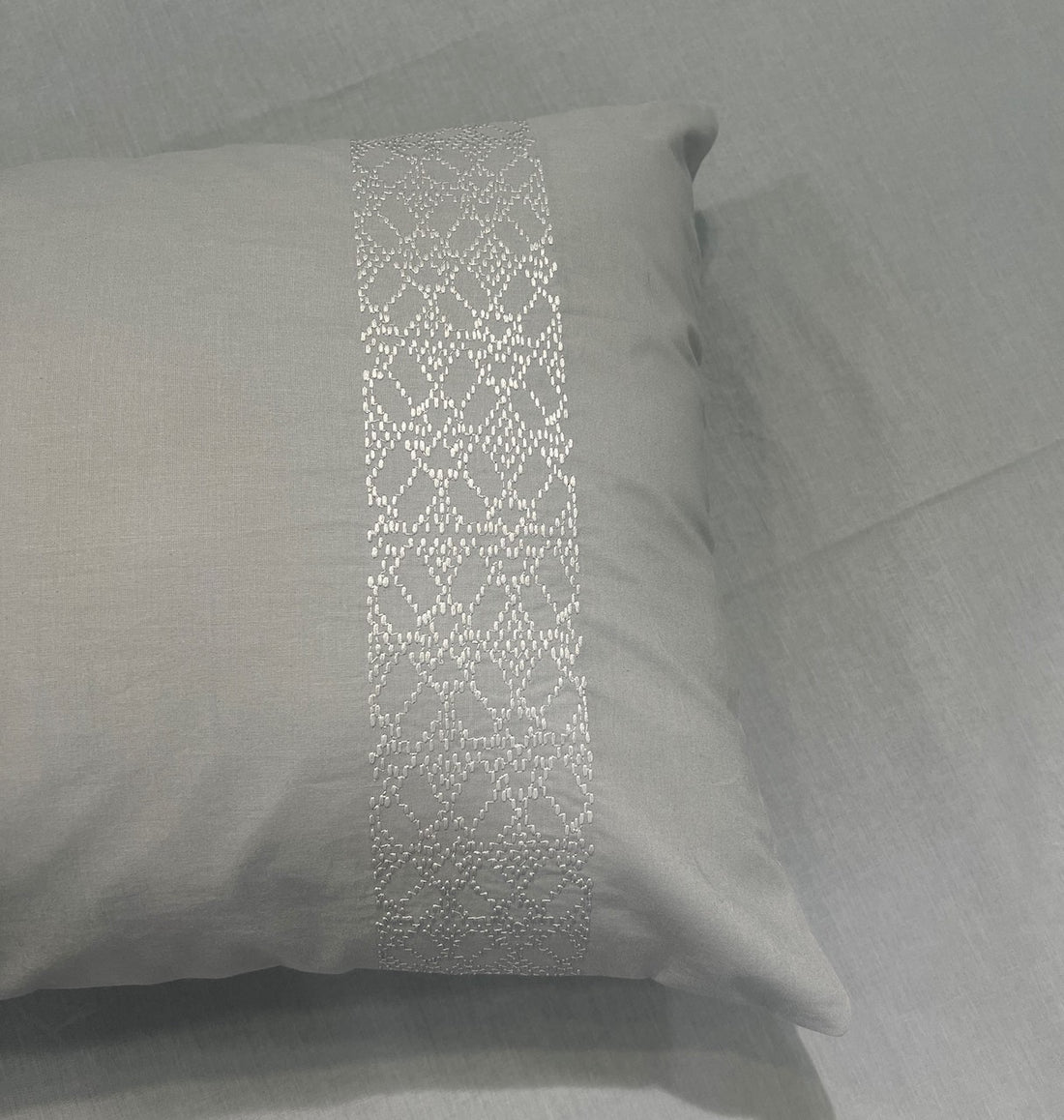 Gemstone Grey Cotton Bed Sheet Set