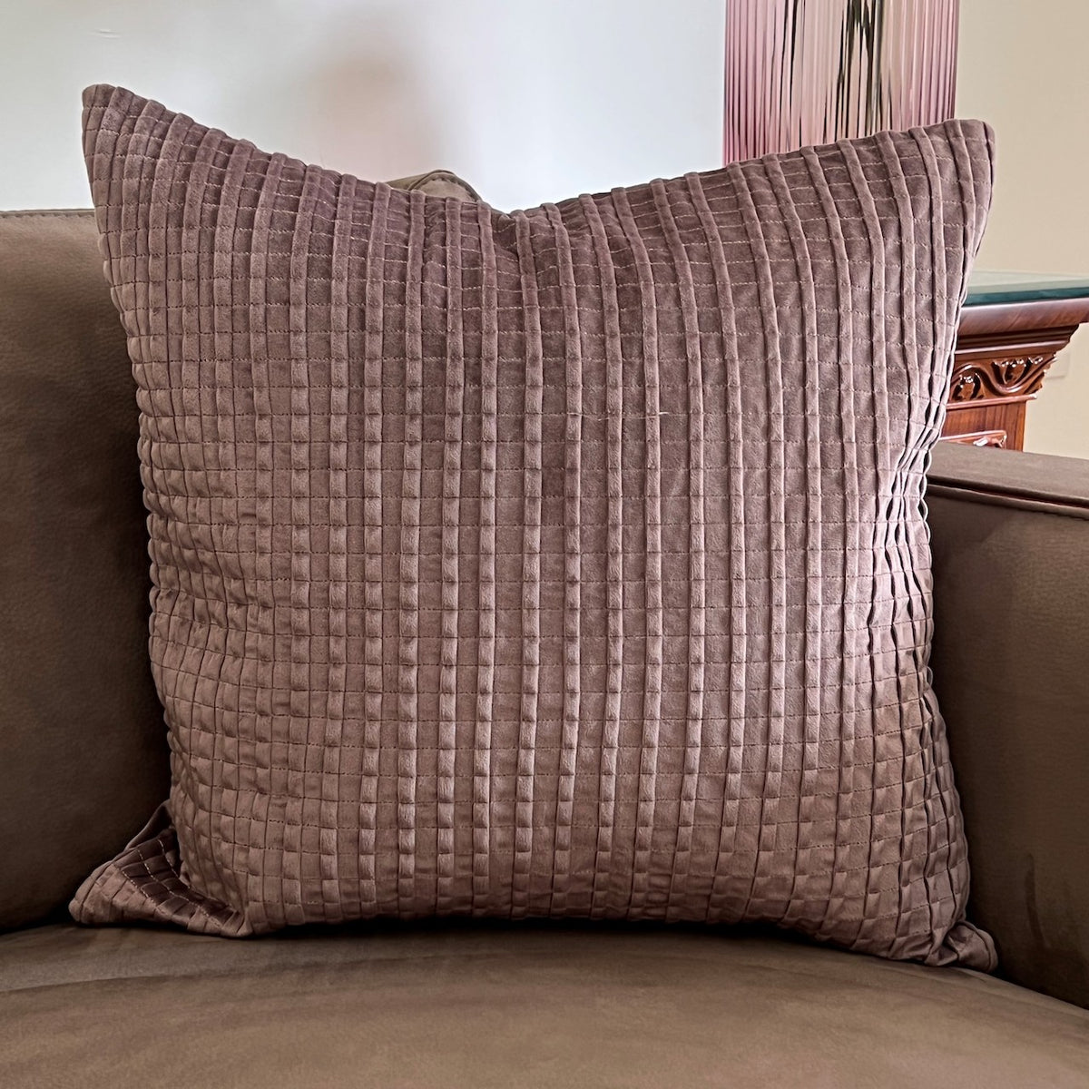 Bello Lilac Velvet Cushion Cover
