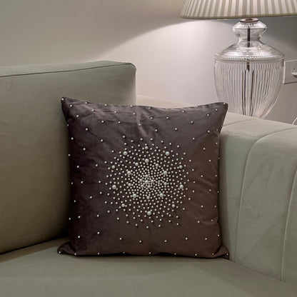 Pearl Lilac Velvet Cushion Cover