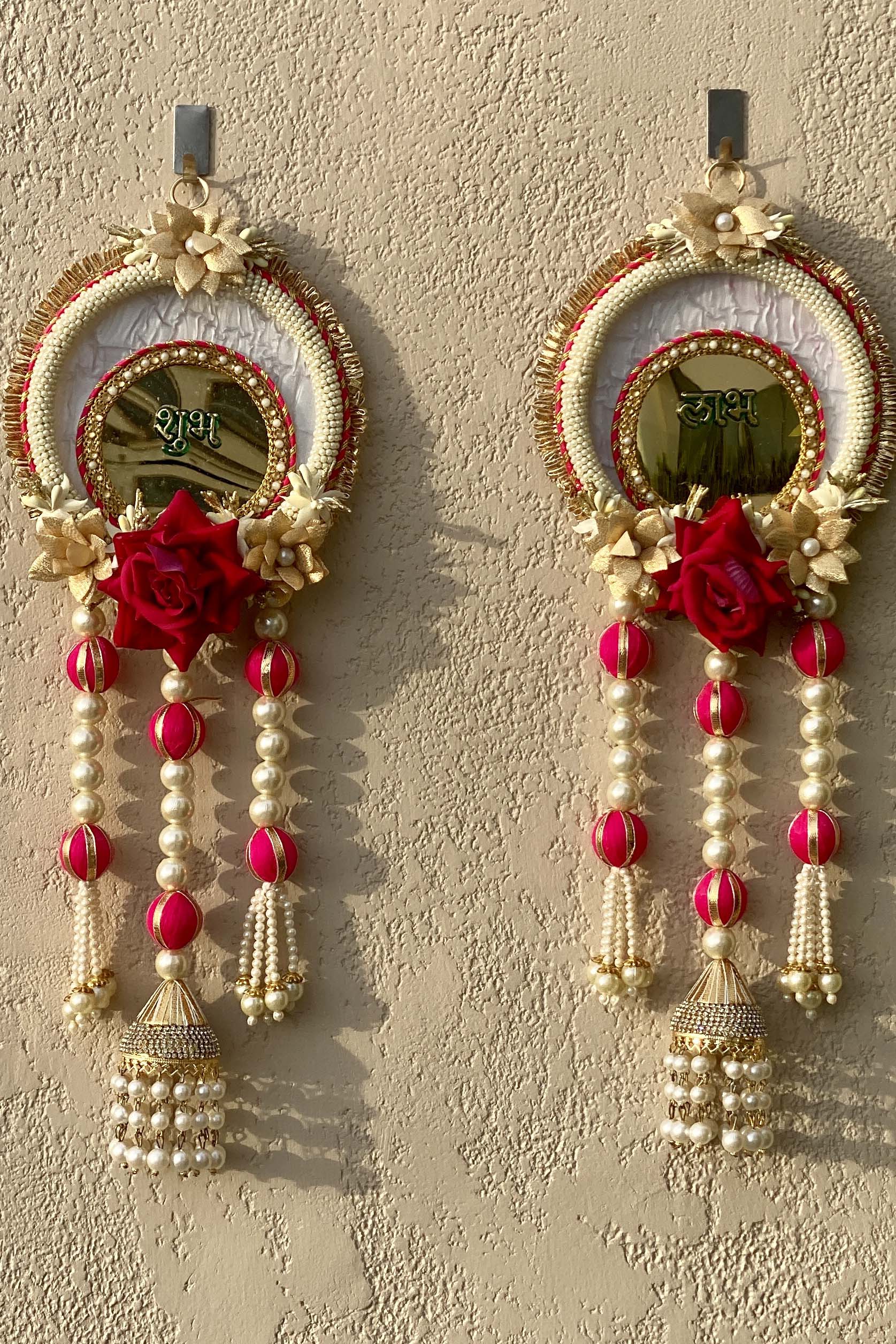 Floral deals latkan earrings