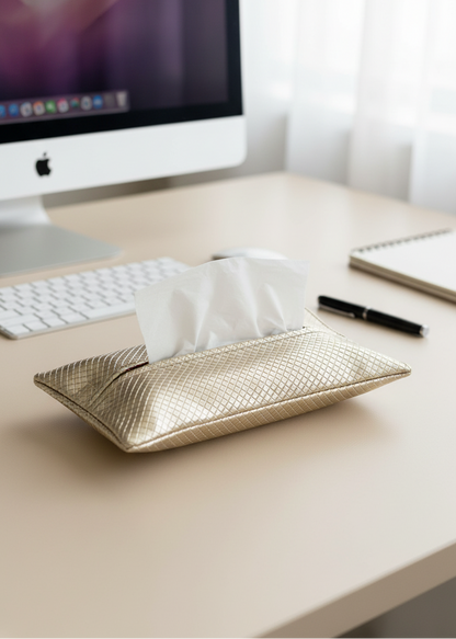 Braided Gold Tissue Cover