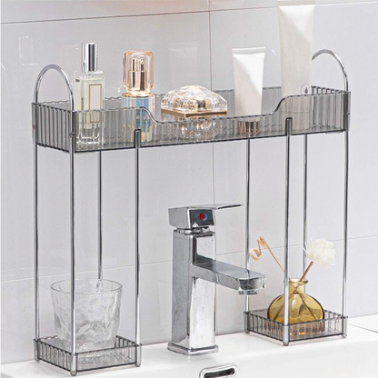 Washbasin Storage Rack - Grey