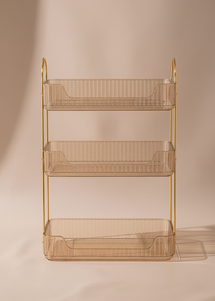 Bathroom Counter Organiser - Amber