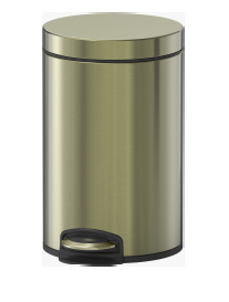 Dune Metallic Dustbin - Bronze Gold (5L)