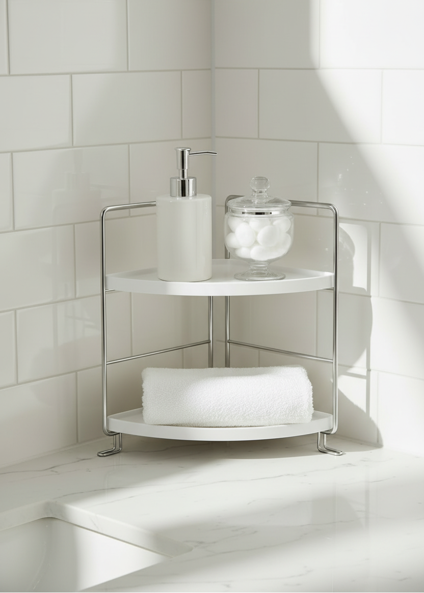 Two Tier Corner Kitchen Organizer