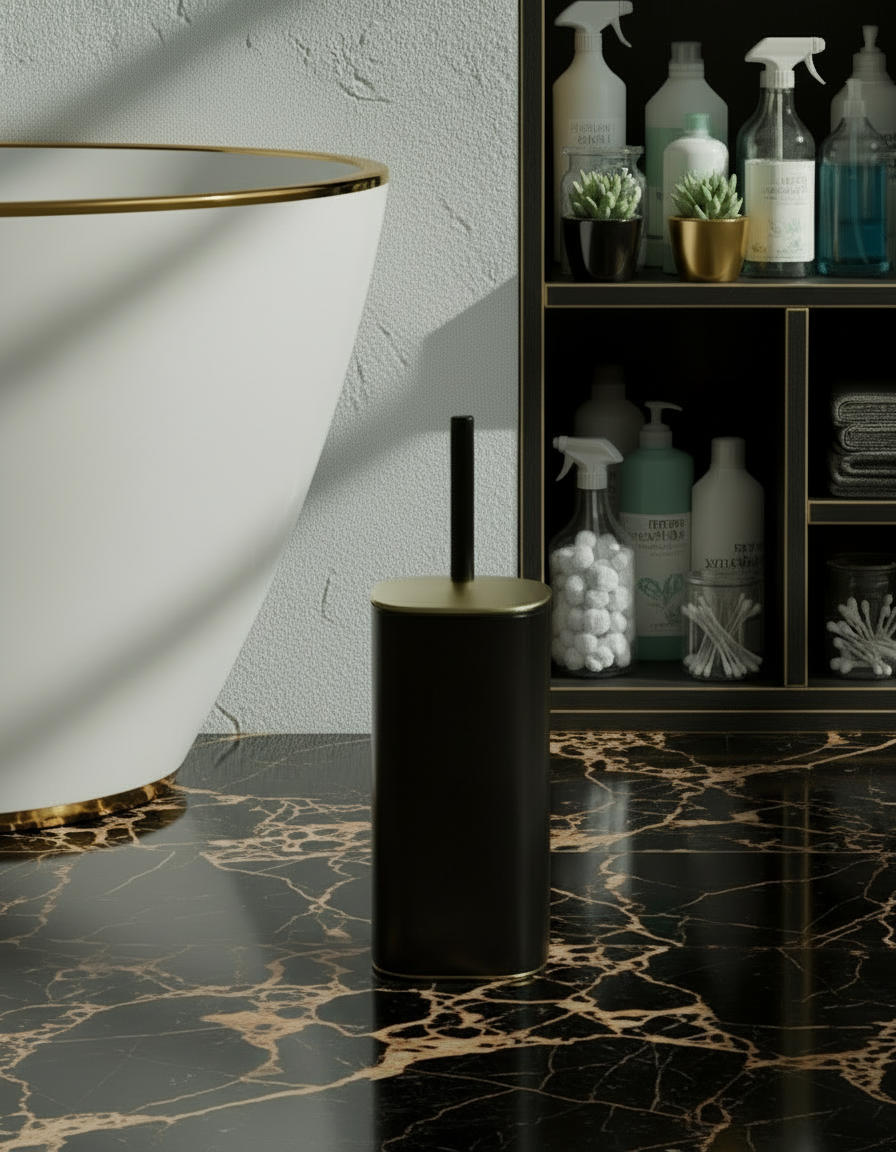 Merlowe Toilet Brush - Black