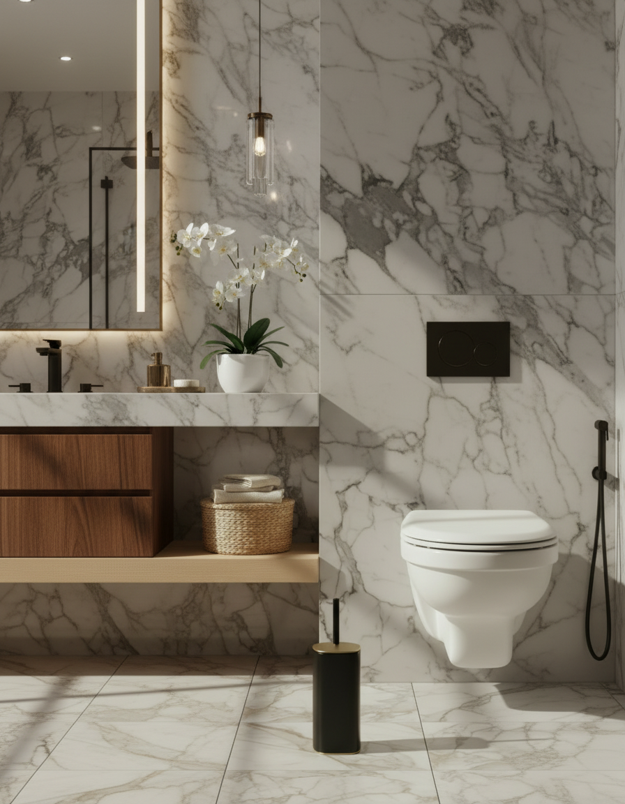 Merlowe Toilet Brush - Black