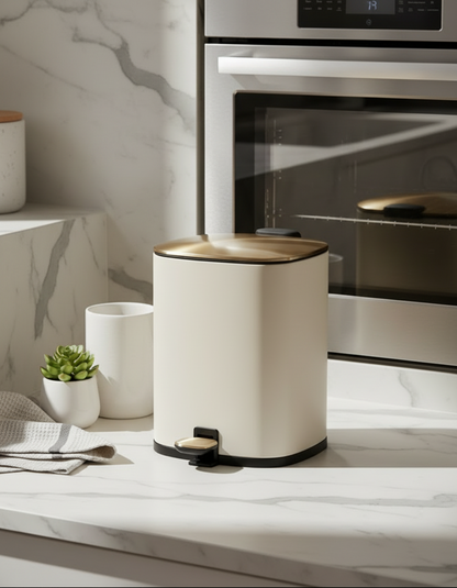 Merlowe Dustbin - Beige (6L)