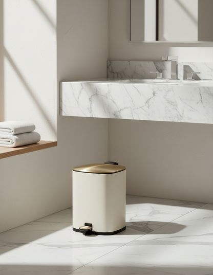 Merlowe Dustbin - Beige (6L)