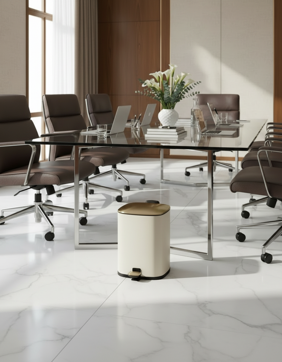 Merlowe Dustbin - Beige (6L)