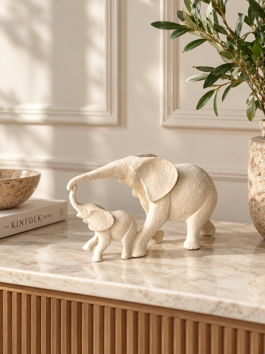 Aira Ivory Elephant Duo Accent