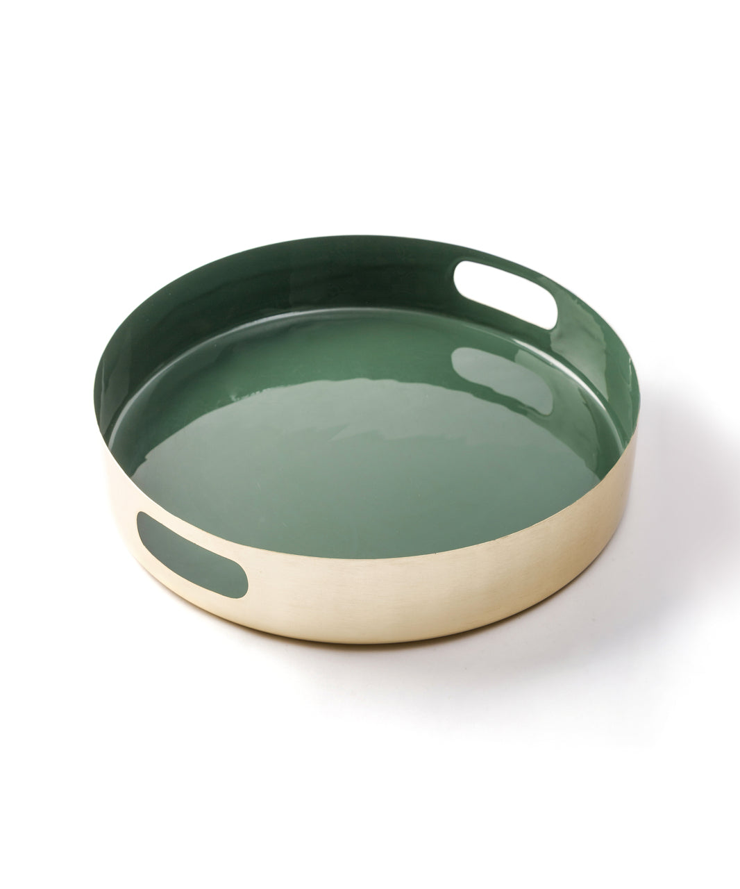 Green Enamel Tray