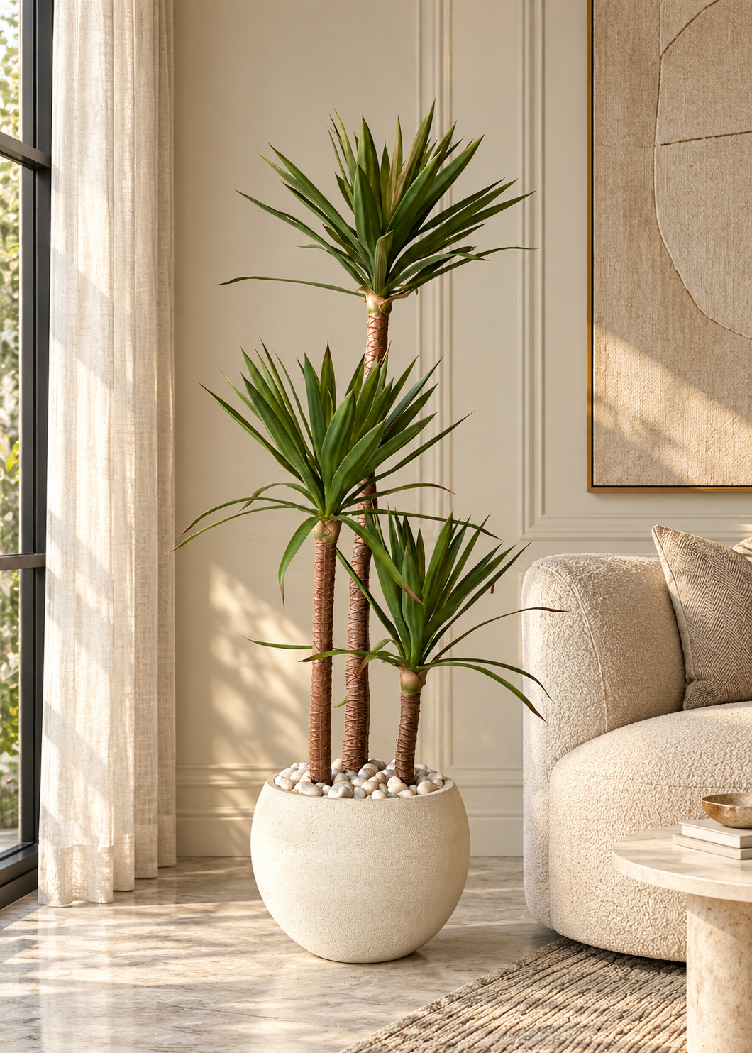 Artificial Tropical Yucca Plant  - 5 Feet