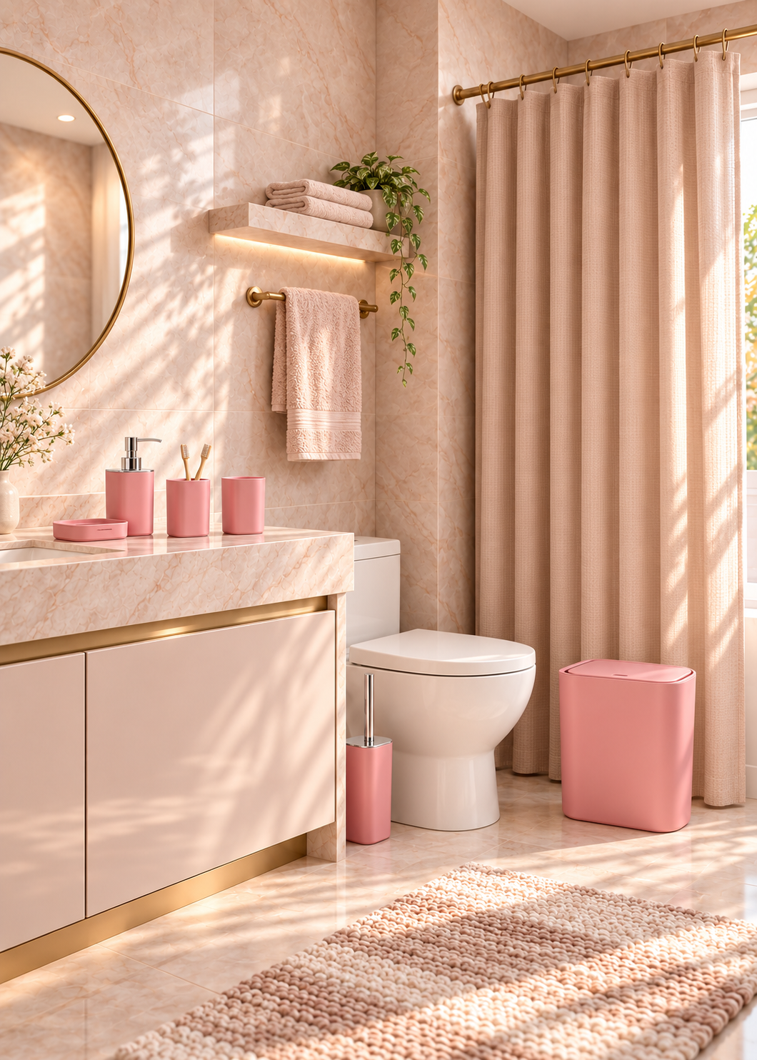 Peony Bathroom Set