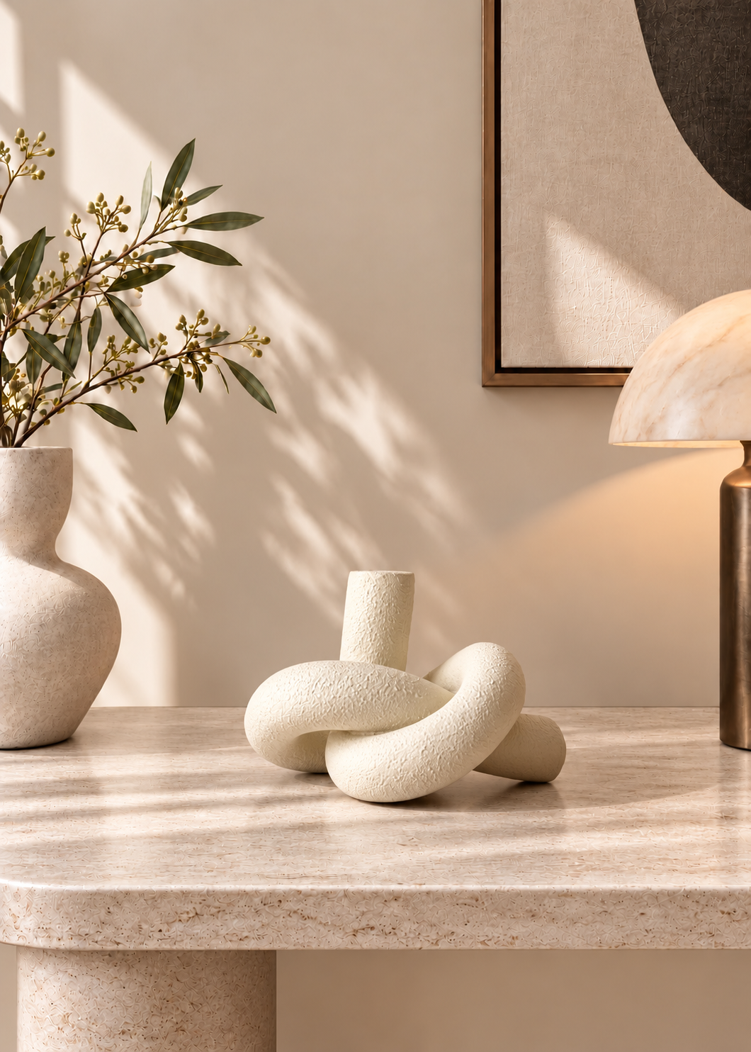 Arden Ivory Knot Accent
