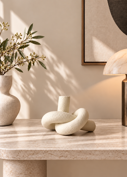 Arden Ivory Knot Accent
