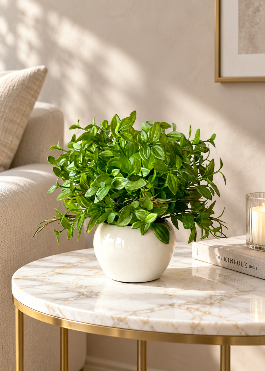 Artificial Green Schefflera Plant