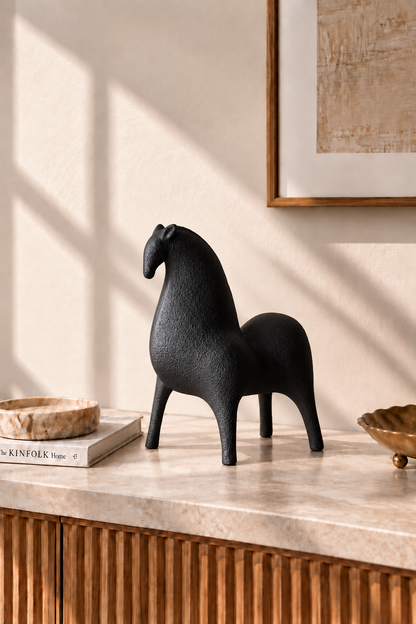 Marlow Black Horse Accent