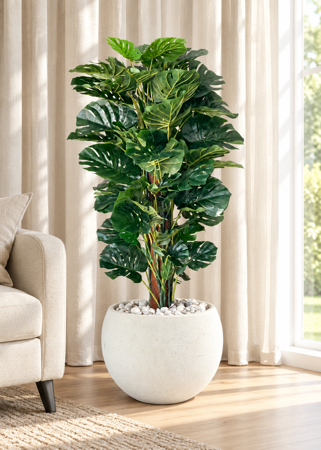 Artificial Monstera Majesty Pole Plant - 5 Feet