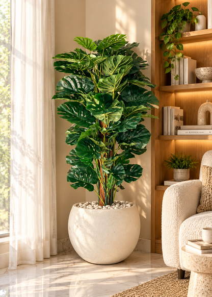 Artificial Monstera Majesty Pole Plant - 5 Feet