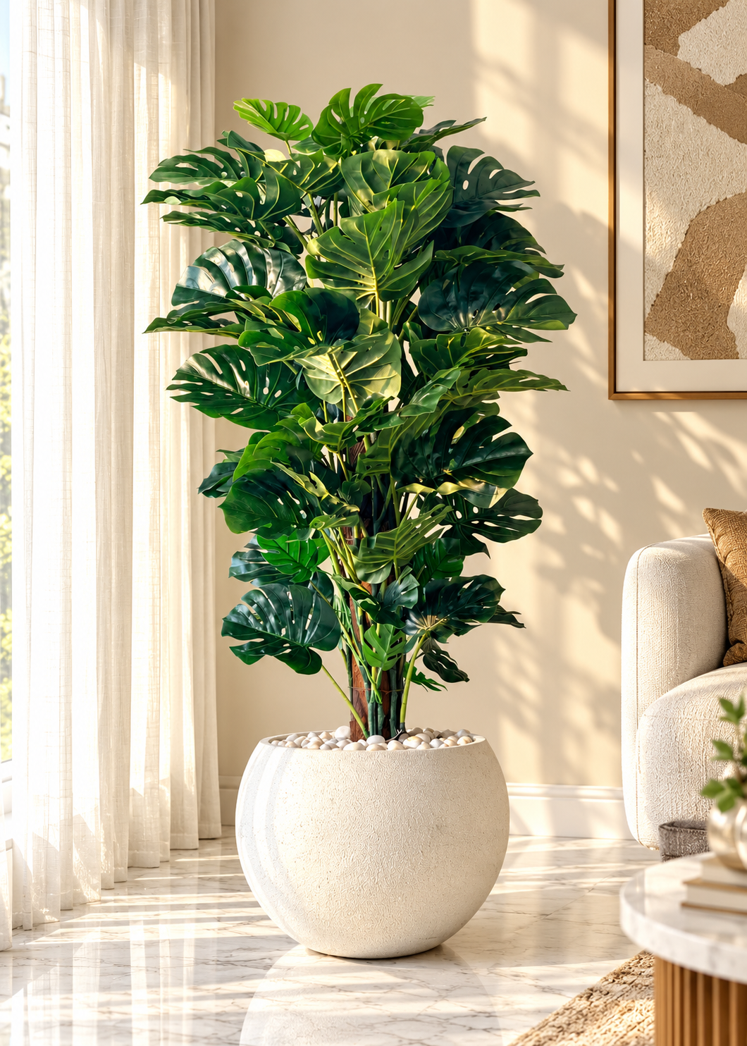 Artificial Monstera Majesty Pole Plant - 5 Feet