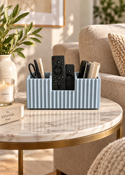 Imperium Fluted Desk Organiser - Grey