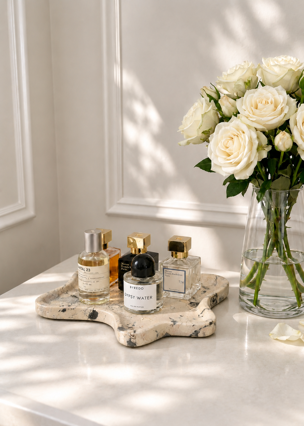 Marble Trinket Tray - Oatmeal