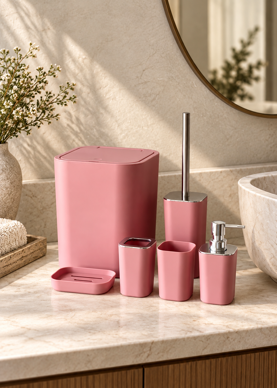 Peony Bathroom Set