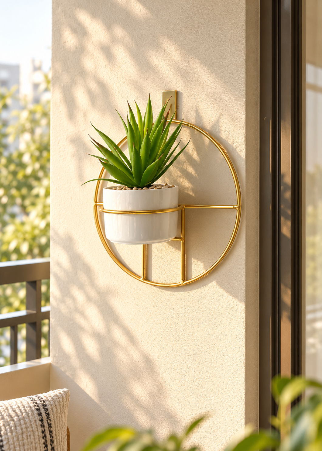 Artificial Spire Agave Wall Hanging Plant