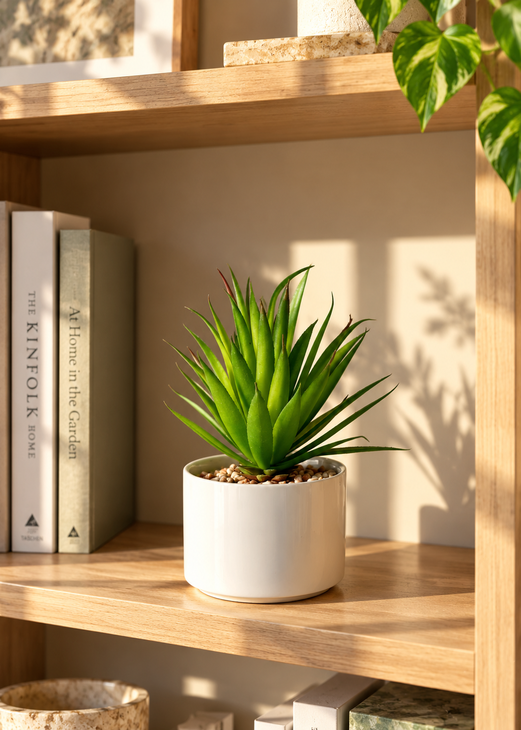 Artificial Spire Agave Wall Hanging Plant